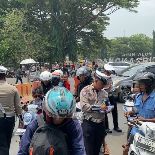 Operasi Zebra Maung 2024, Satlantas Polres Lebak Tilang Puluhan Kendaraan