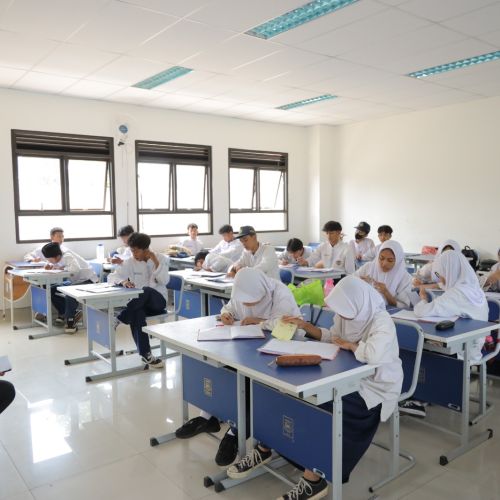 Wajah Baru Gedung SMPN 23 Tangsel Membuat Guru dan Siswa Nyaman Belajar