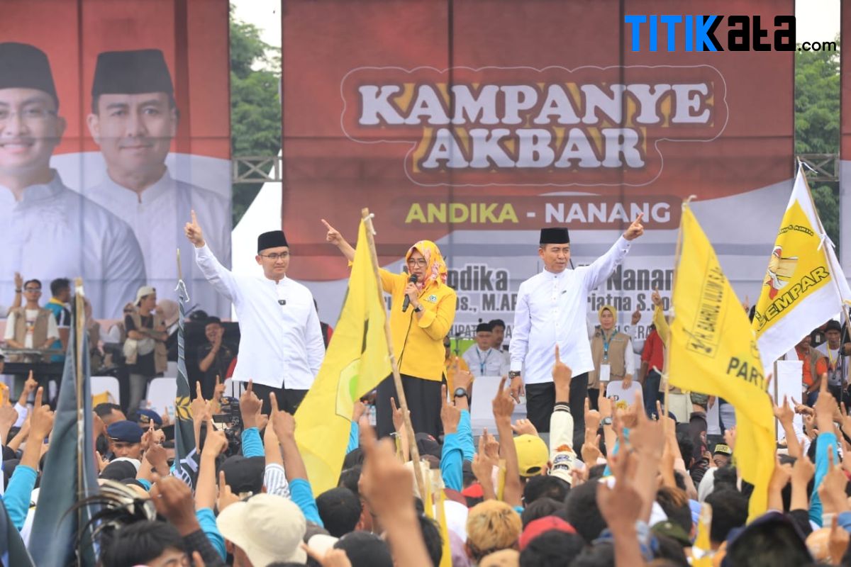 Airin Ajak Masyarakat Kabupaten Serang Berdemokrasi dengan Hati Nurani