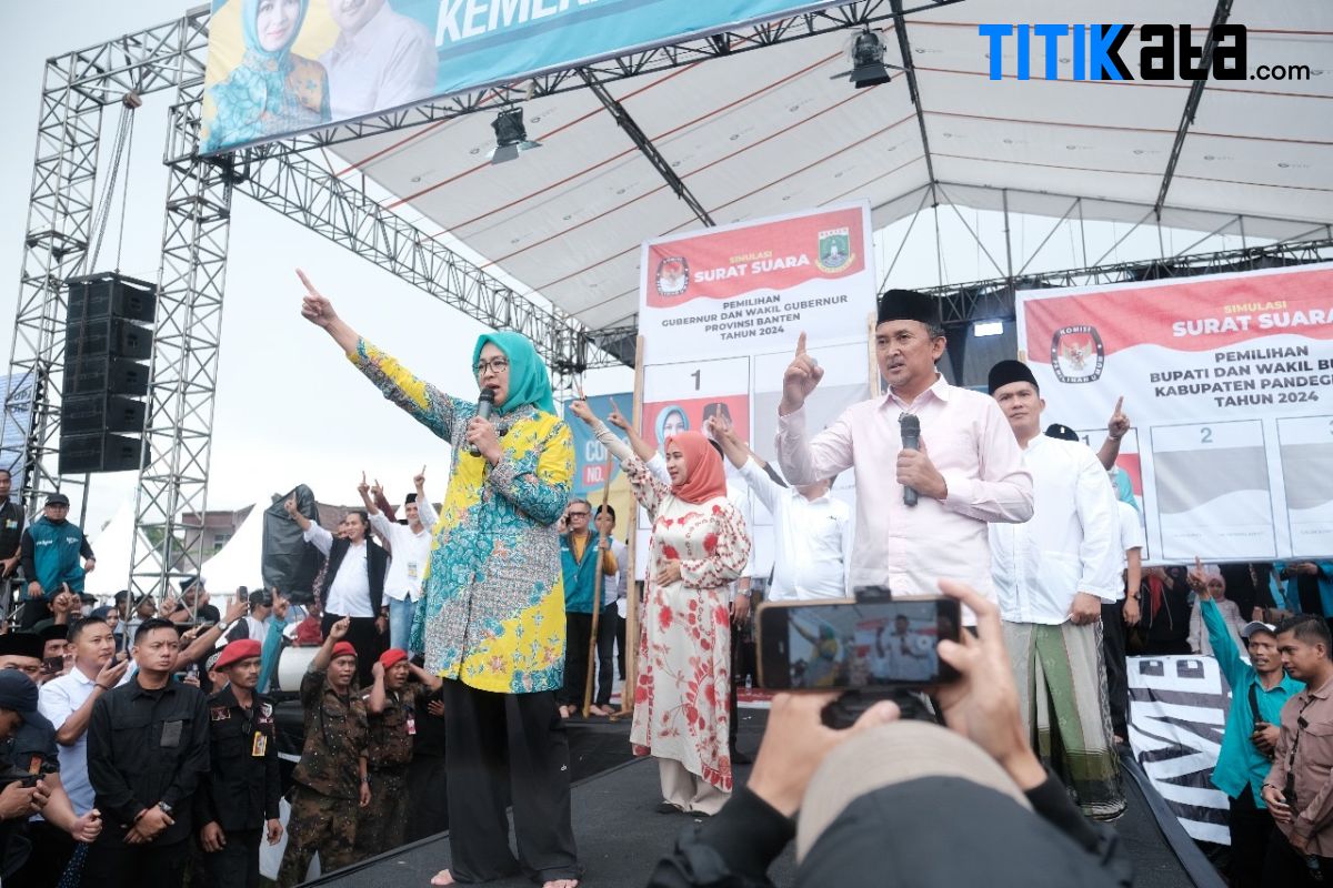 Tutup Kampanye Pilkada Banten, Airin-Ade Gelar Istigasah dan Doa Bersama