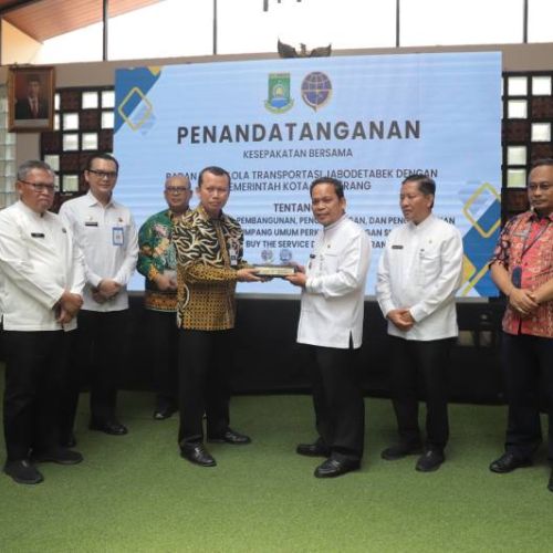 Pemkot Tangerang Jalin MoU dengan BPTJ Tambah Koridor Bus Tayo