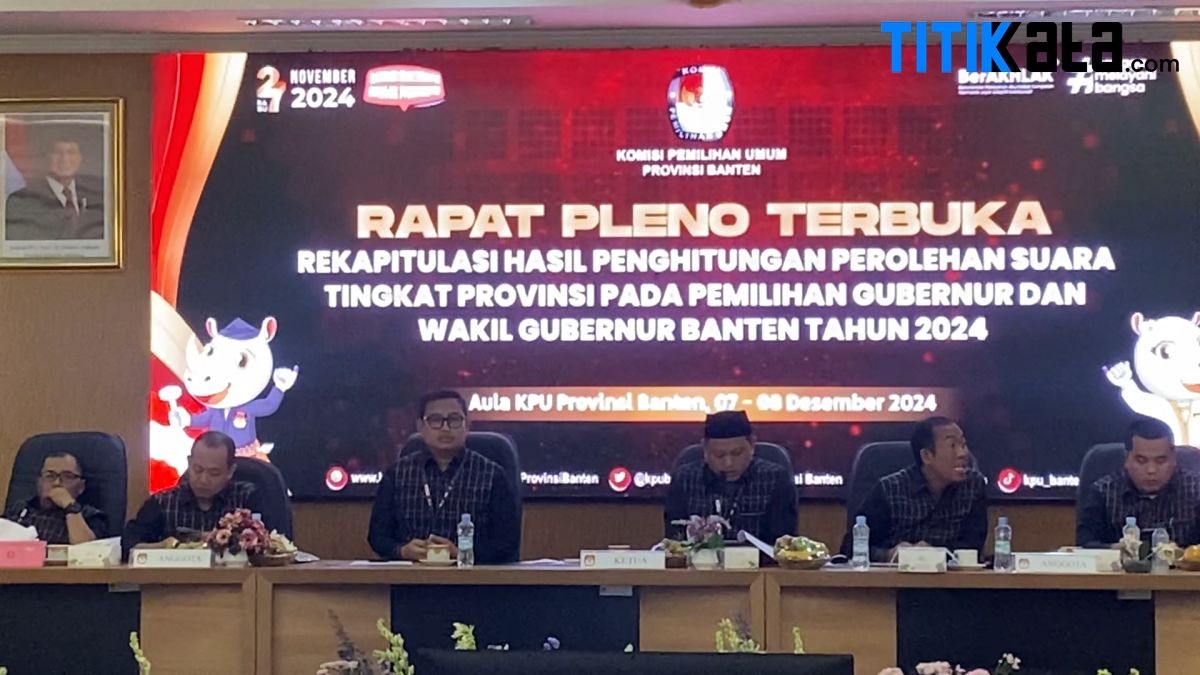 Hasil Rekapitulasi KPU Banten, Andra Soni-Dimyati Menang