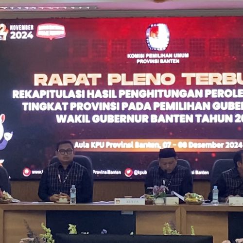 Hasil Rekapitulasi KPU Banten, Andra Soni-Dimyati Menang