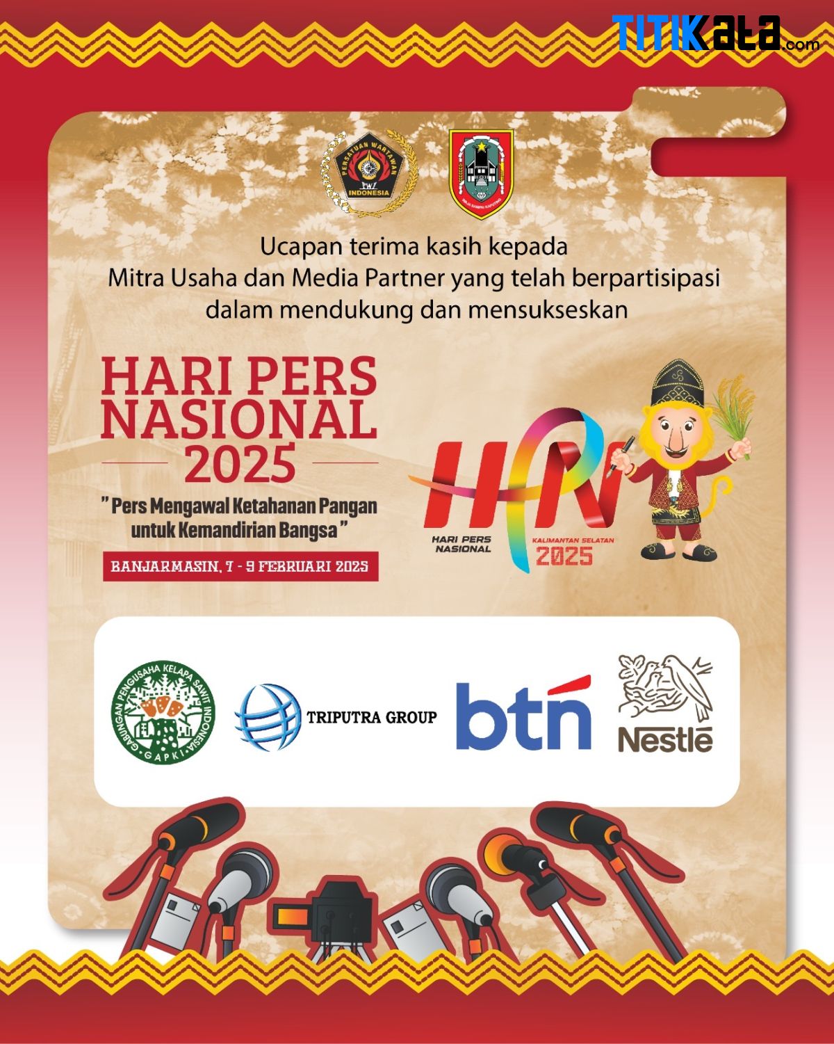 Gotong Royong Jadi Kunci Sukses HPN 2025