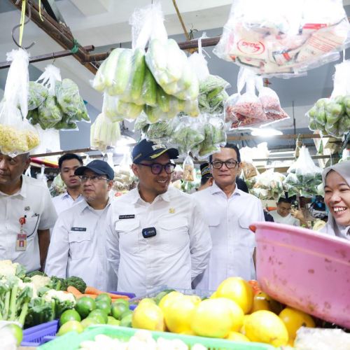 Pilar Sidak Pasar Tangsel: Harga Stabil dan Pasokan Aman Jelang Lebaran