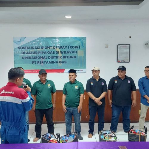 Pertagas Sosialisasikan Keamanan dan Keselamatan Area Jalur Pipa Gas di Kabupaten Tangerang