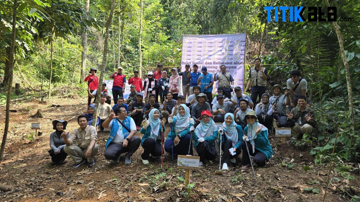 Aksi Nyata PLN IP UBP Banten 2 Labuan dan PLN EPI Tanam 500 Pohon Buah di Gunung Aseupan