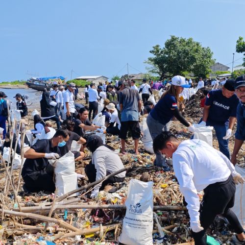 Kolaborasi PLN EPI dan IP UBP Banten 2 Bersama Pandawara Group Bersihkan Sampah di Teluk Labuan