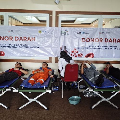 PLN IP UBP Banten 2 Labuan Donor Darah, 47 Kantong Darah Terkumpul