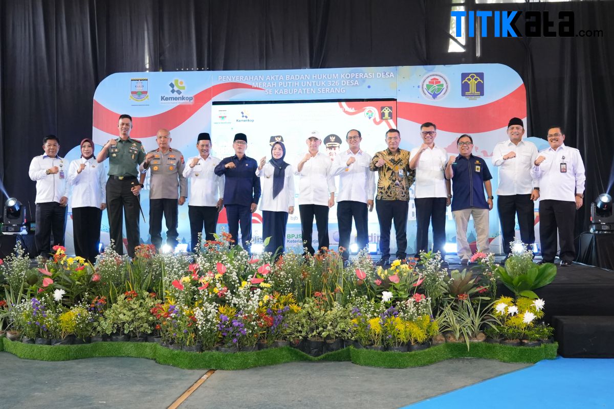274 Koperasi Desa Merah Putih Kabupaten Serang Kompak Daftar BPJS Ketenagakerjaan