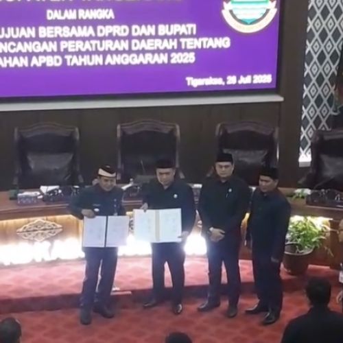 DPRD dan Bupati Tangerang Sepakati Raperda Perubahan APBD 2025