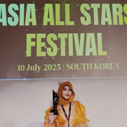 Nadhira Lathifa Adzkiya Raih Gold Awards Asia All Stars Festival 2025 di Korea Selatan