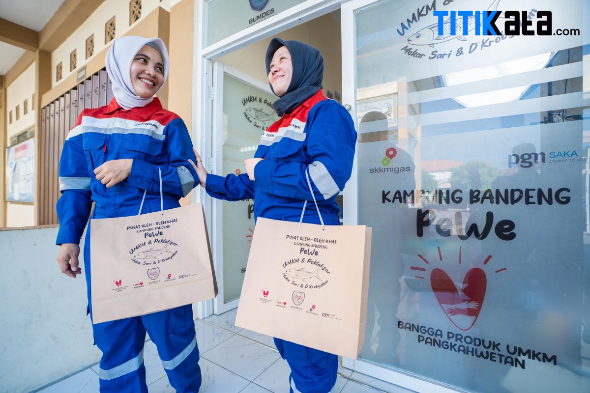 PGN Saka Bangun “Kampung Bandeng” di Gresik: Perempuan Pesisir Jadi Motor Ekonomi Desa