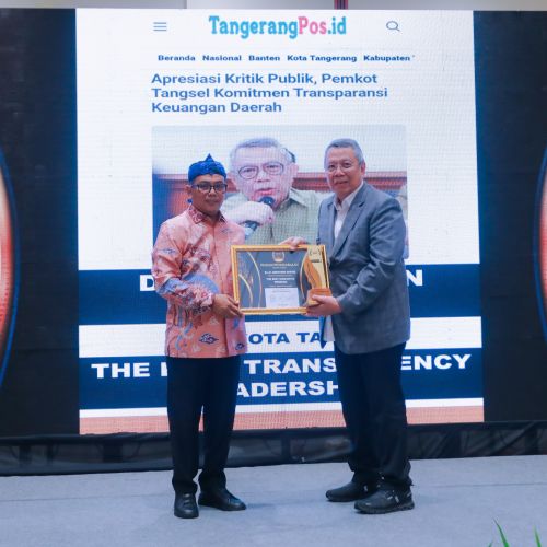 Transparansi dan Inovasi Diapresiasi, Benyamin Davnie Dinobatkan Pemimpin Terbaik di Banten