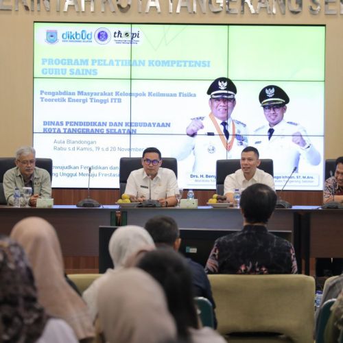 Upgrade Kompetensi Guru: Pemkot Tangsel Gandeng ITB Hadirkan Pelatihan Sains Intensif