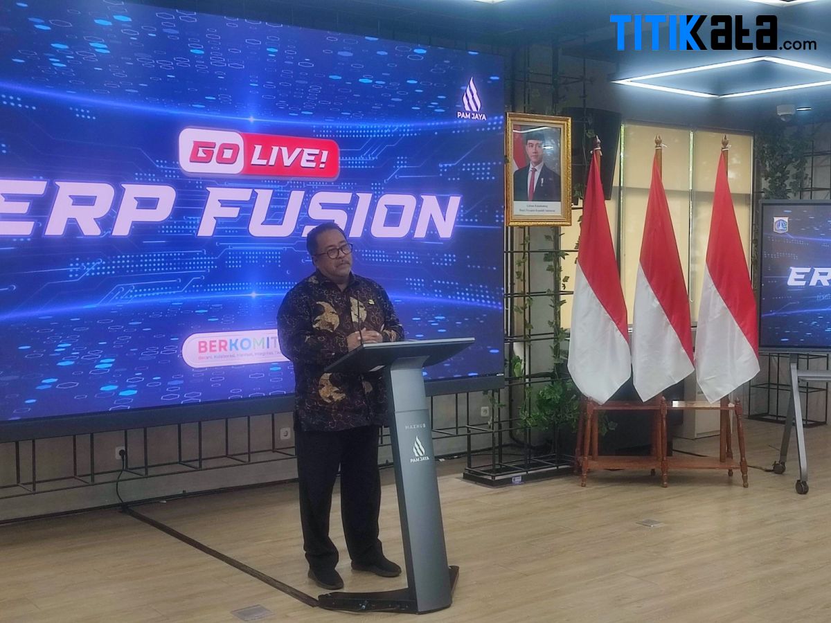 ERP Fusion PAM JAYA Resmi Meluncur, Rano Karno Dorong Layanan Air Jakarta Lebih Modern