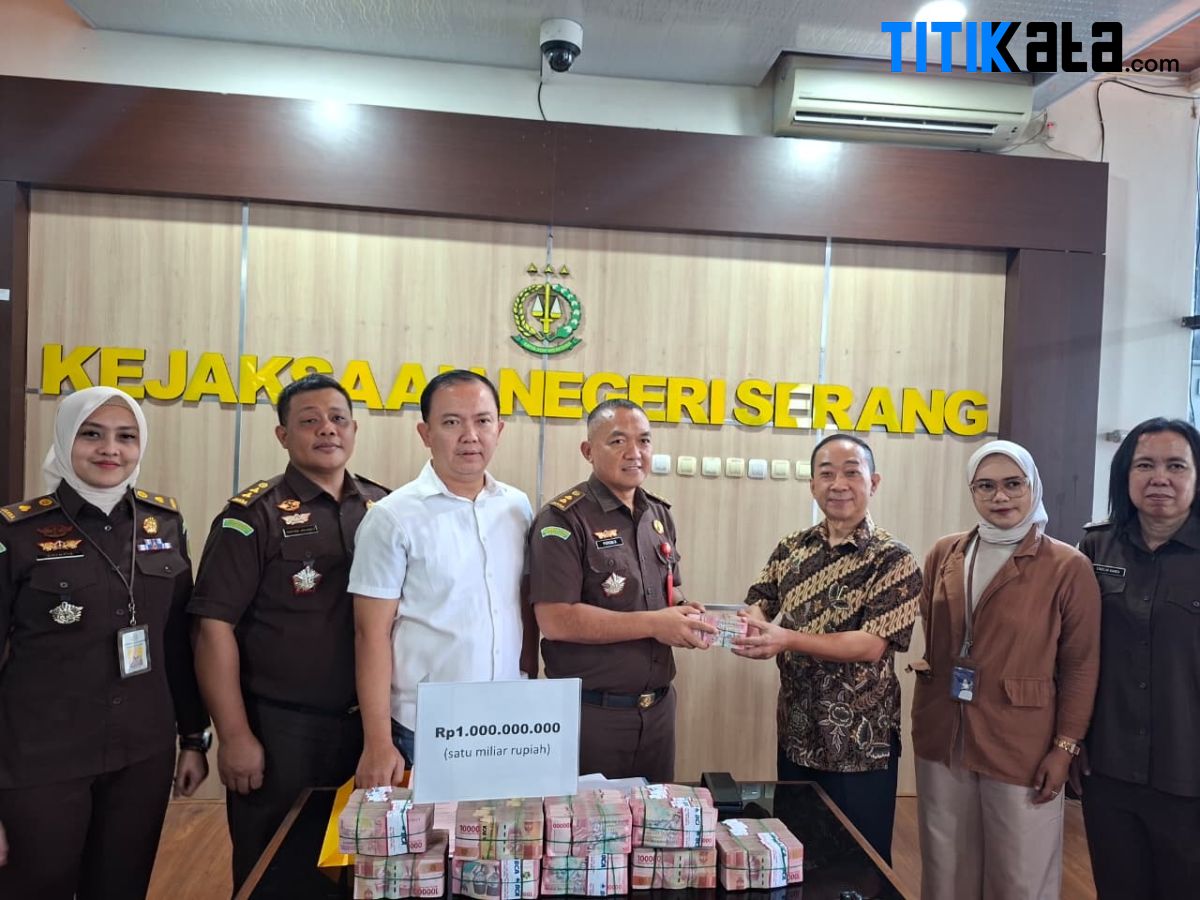 Kasus Limbah B3 Inkrah, PT GNI Setor Denda Rp1 Miliar ke Kejari Serang