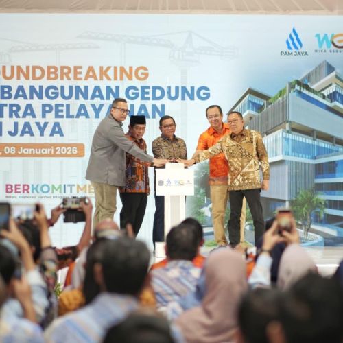 PAM JAYA Bangun Gedung Sentra Pelayanan, Jakarta Disiapkan Menuju 100% Air Perpipaan
