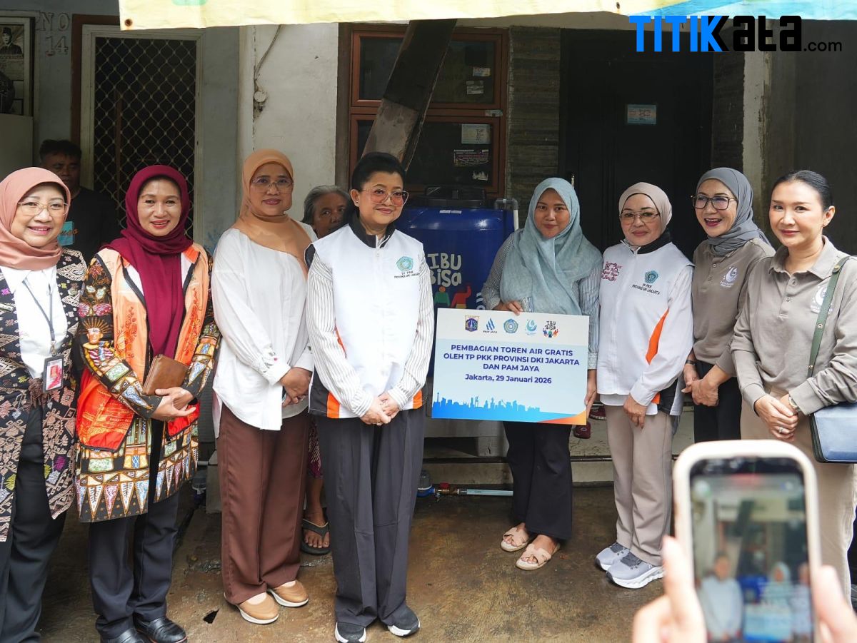 Ribuan Warga Jakarta Dapat Toren Air Gratis, Kolaborasi TP PKK DKI dan PAM JAYA