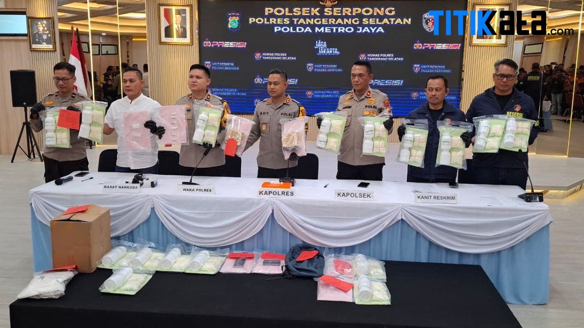 Jaringan Sabu Lintas Kota Dibongkar, Polsek Serpong Sita 2,1 Kg Sabu