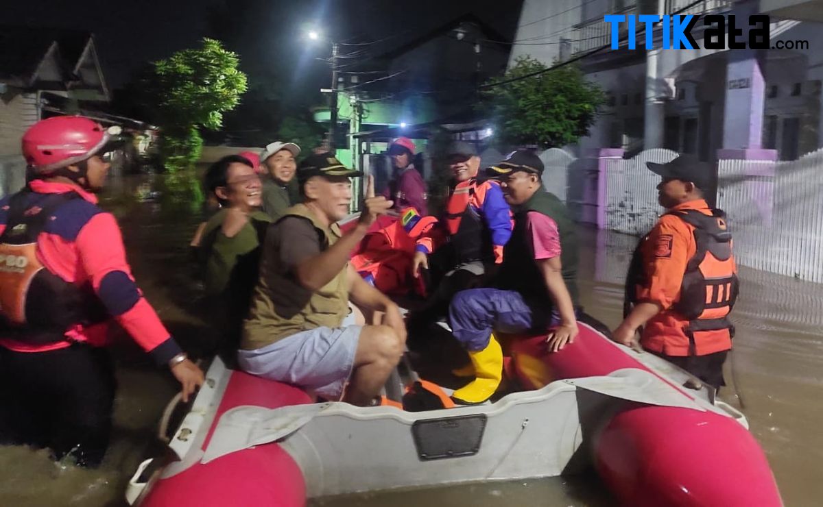 Hujan Deras Picu Banjir di 8 Titik Tangerang Selatan, Ratusan Kepala Keluarga Terdampak