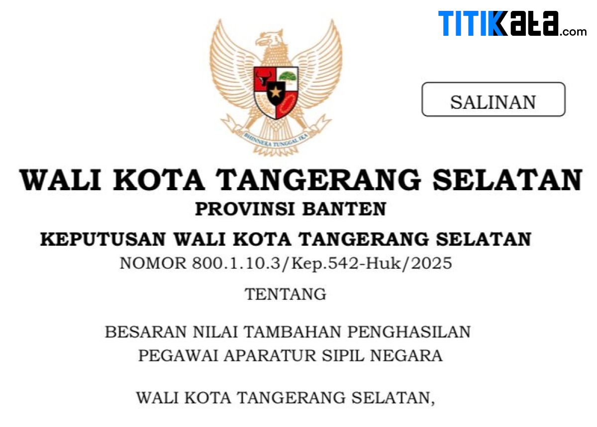 Dugaan Pengaturan TPP ASN di Tangsel Mencuat, Speakup Soroti Potensi Pelanggaran