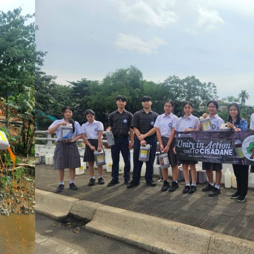 Rekor MURI! 7.000 Liter Eco Enzyme Dituangkan ke Sungai Cisadane oleh Alam Sutera dan GEMABUDHI