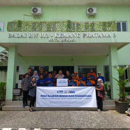 BRI BO Bekasi Siliwangi Salurkan Bingkisan Ramadan