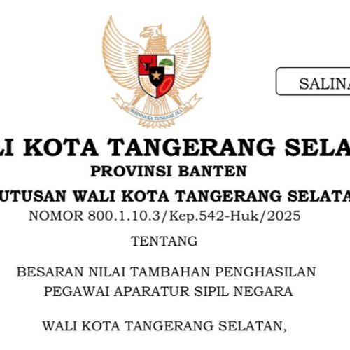 Dugaan Pengaturan TPP ASN di Tangsel Mencuat, Speakup Soroti Potensi Pelanggaran