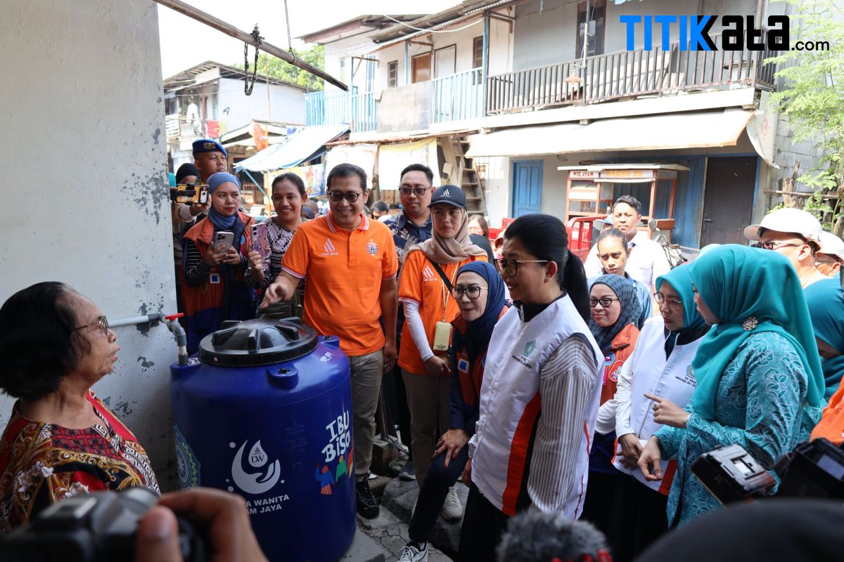 PAM JAYA Lanjutkan Program Toren Gratis, 270 Unit Disalurkan ke Warga Jakarta Utara