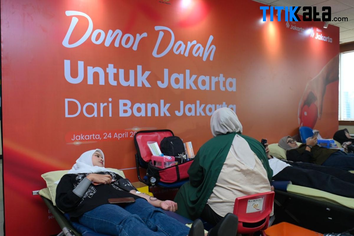 Gandeng PWI Jaya dan PMI DKI, Bank Jakarta Gelar Donor Darah Bantu Ketersediaan Darah di Ibu Kota