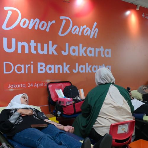 Gandeng PWI Jaya dan PMI DKI, Bank Jakarta Gelar Donor Darah Bantu Ketersediaan Darah di Ibu Kota