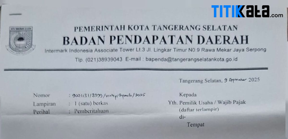 Pembayar Pajak Keluhkan Fasilitas Pembayaran Pajak di Tangsel