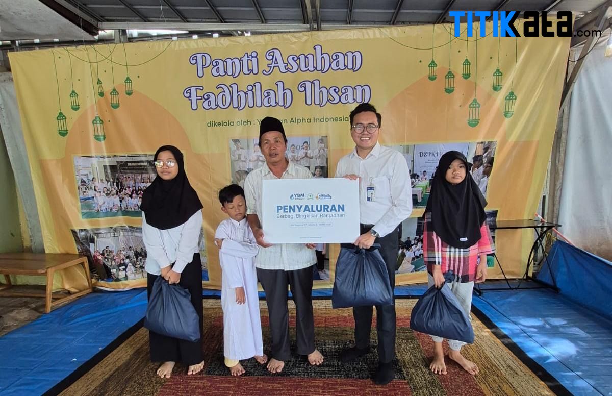 BRI Mabes TNI Cilangkap Bagikan Sembako ke Yayasan Fadhilah Ihsan Cipayung