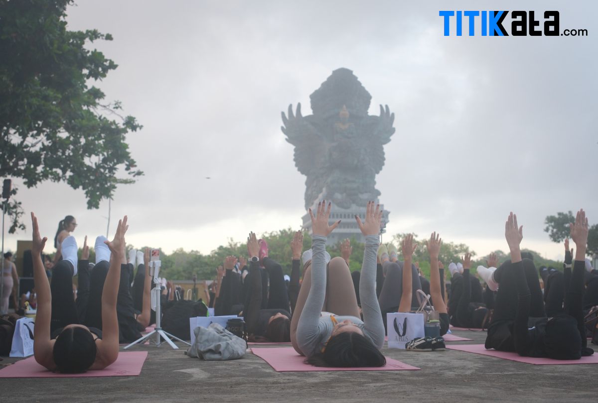 Morning Mat Pilates di GWK Cultural Park Ajak Masyarakat Jalani Gaya Hidup Sehat