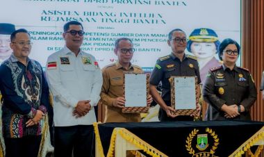 DPRD Banten-Kejati Sepakat Tingkatkan SDM untuk Cegah Korupsi