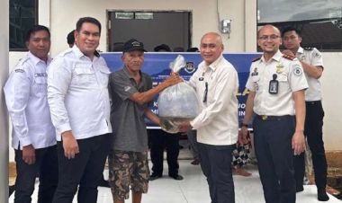 Imigrasi Batulicin Panen 190 Kilogram Ikan Nila untuk Warga
