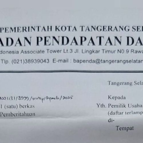 Pembayar Pajak Keluhkan Fasilitas Pembayaran Pajak di Tangsel