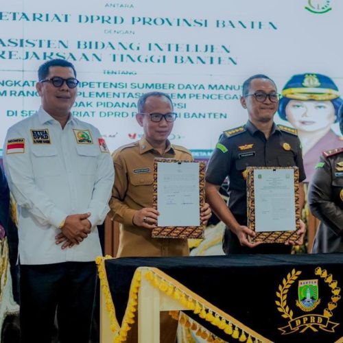 DPRD Banten-Kejati Sepakat Tingkatkan SDM untuk Cegah Korupsi