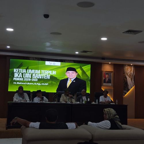 Bahrul Ulum Terpilih Sebagai Ketua Umum IKA UIN SMH Banten, Serukan Persatuan Seluruh Alumni