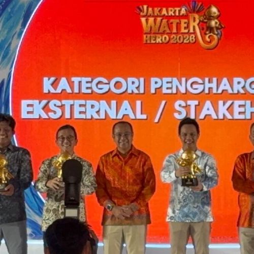 Pramono Terima Rekor MURI di Jakarta Water Hero 2026, Air Bersih Jadi Prioritas
