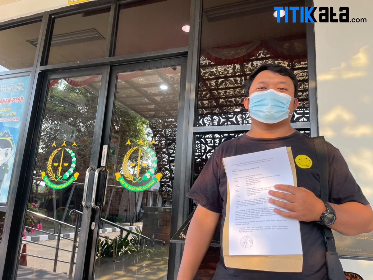 Dugaan Markup Pengadaan Kran Wastafel Dinkes Tangsel Dilaporkan ke Kejari