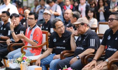Harapkan Kado 5 Abad Jakarta, Gubernur Pramono Apresiasi Sinergi Bank Jakarta - Persija