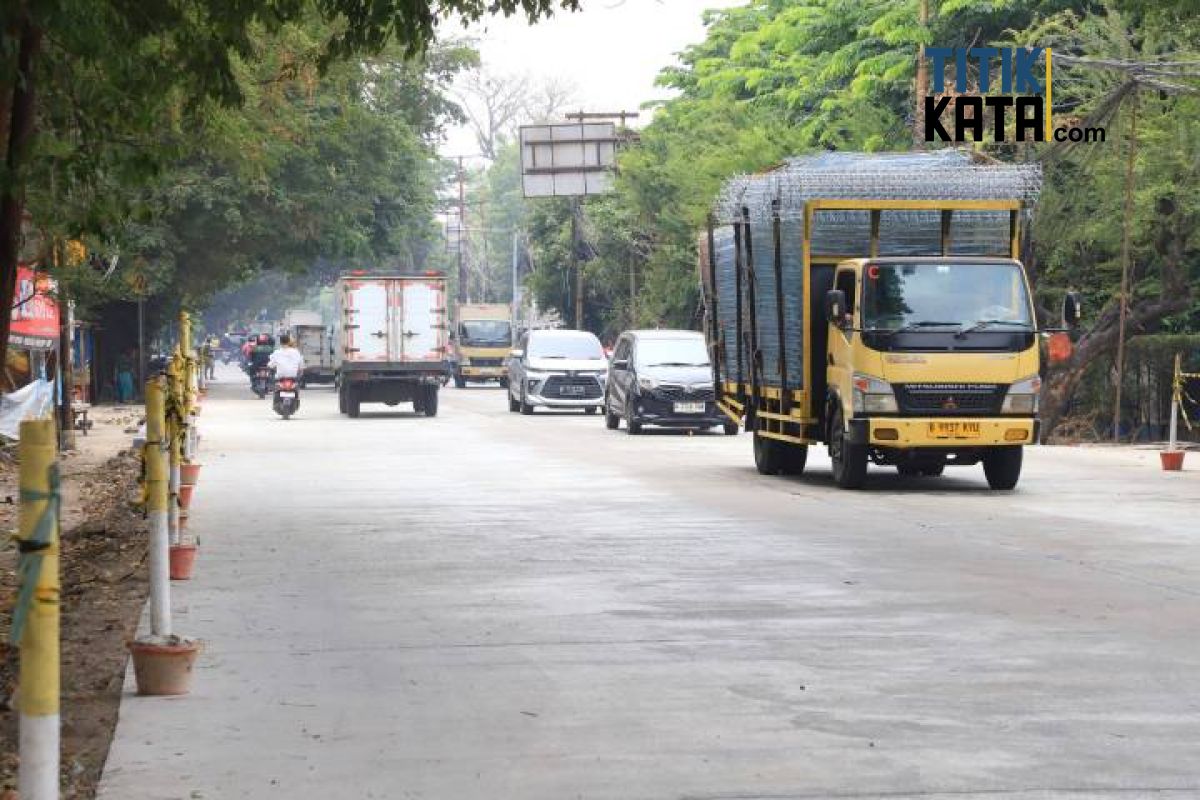 Jalan Raya M. Toha Tuntas Diperbaiki, Warga Kota Tangerang Nikmati Perjalanan Lebih Nyaman
