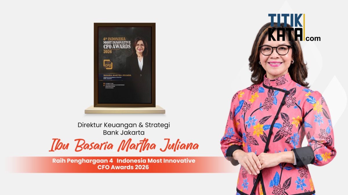 Direktur Keuangan dan Strategi Bank Jakarta Basaria Martha Juliana Raih Penghargaan 4th Indonesia Most Innovative CFO Awards 2026