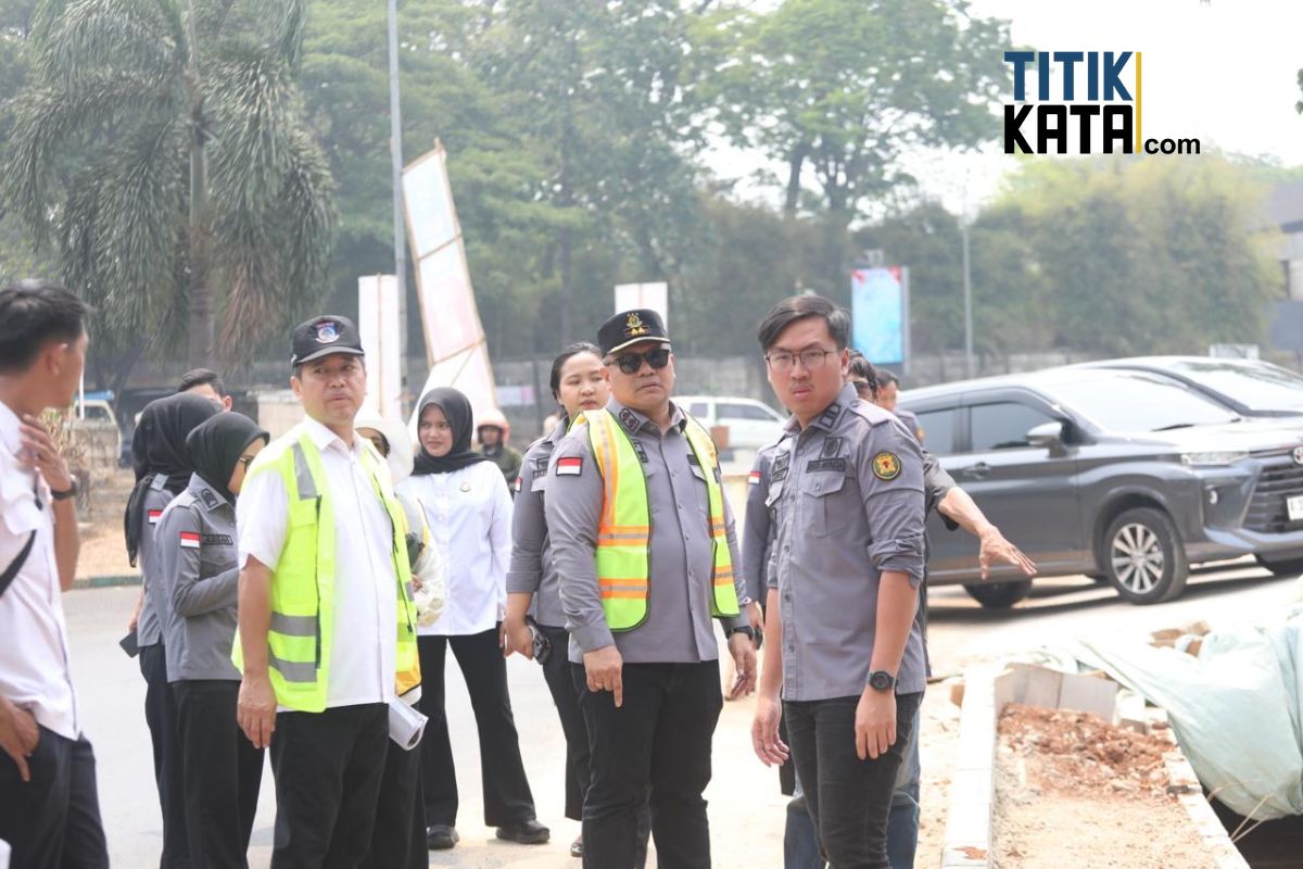 Kejari Tangsel Kawal Pembangunan Kantor Kecamatan Serpong dan Kawasan Kumuh Keranggan