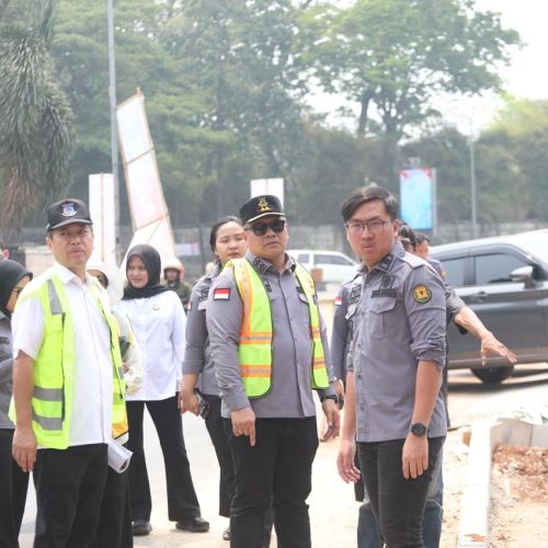 Kejari Tangsel Kawal Pembangunan Kantor Kecamatan Serpong dan Kawasan Kumuh Keranggan