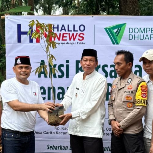 Peduli Warga dan Lingkungan, Hallonews Gelar Tiga Aksi Sosial di Pandeglang